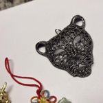 Lot Of 4 Animal Costume Pendants / Charms Variety Cat, Koala, Donkey, Rooster Photo 1