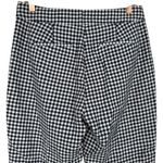 J.Crew Women's Hayden Kickout Crop Pants Gingham Stretch Linen Sz 4 Tall Preppy Photo 4