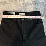 Bershka NWOT  Black denim cropped flare jeans Sz 8 Photo 4
