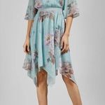 Ted Baker London Dannyel hankerchief mint fairycore dress Sz 3/12 Blue Photo 13