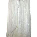 Dreamgirl Mosaic Lace Teddy with Sheer Skirt White NWT Medium Photo 8