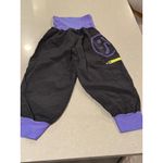 Zumba Women's Black Purple Logo Cargo Dance Pants Workout Athletic medium Photo 3