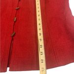 Le Suit  2 Pc Red Ladies Sz 16 Toggle Buttons Career Wear Photo 7