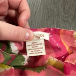 Sundance  Pink, Green, Orange Zig Zag Chevron Print Flowy‎ Maxi Skirt Size 10 Photo 6