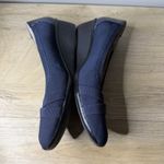 Anne Klein Sport Navy Blue Wedge Heel AKDEFINITELY Round Toe Bow Pump Office 9.5 Photo 5