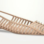 Valentino Garavani Rockstud Wispy Ballerina Flats in Rose Cannelle 40 With box Photo 0