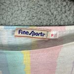 Fine Sports Top Womens Petite Pastel Stripe 80s 90s Pullover Preppy Soft Girl Size undefined Photo 1