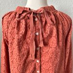 Roller Rabbit  Eyelet Blouse Top in Terra Photo 5