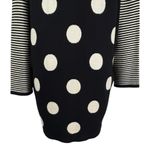 Moschino Boutique Virgin Wool Long Sleeve Button Front Polka Dot Dress Size 10 Photo 8