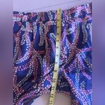 J. Crew Collection 100% Silk Dress Pants Coral Navy Floral Abstract Print Sz 2 Blue Photo 9