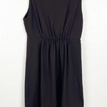 Susana Monaco Brown Elastic Waist Pleated Sleeveless Dress, Size Small Photo 1