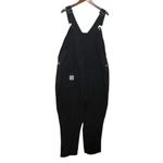 BIG BUD Original Overalls Size 1 XL Mono Black Cotton Denim Straight Leg Photo 5