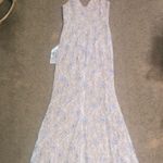 Dress the Population Helen Lace Sleeveless Surplice V-Neck Trumpet Maxi Gown M Photo 6