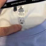 Adidas  primeblue size small lavender front longer white back cap sleeves GUC Photo 9