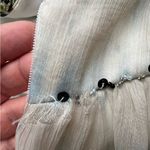 Babydoll Y2K Halter Neck Backless Ball Gown Printed Empire Line Dress Blue Size 10 Photo 9