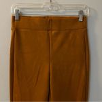 L'Agence L’agence Nini high rise faux suede pull on crop in cognac, NWT. Stretch. Small Photo 1