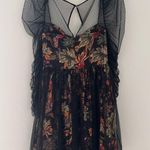 NWT $625 Cara Cara Ritchie Dress Multi Jacobean Black Size Medium Photo 7