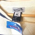 Obermeyer  Juniors Pullover Sweater Apres Ski Crewneck Side Zip Purple Cream NWT Photo 3