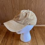 Gigi Pip Hat Cap Adult Tan Beige Adjustable Leather Strap Lined Casual‎ Corduroy Photo 3