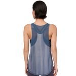 Lululemon Women 6 Sculpt Tank Brushed Spray Dye White Code Blue Mesh Back Long Photo 5