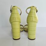 Sam Edelman  Yaro Block Heel Sandal Green Size 8‎ Open Toe Spring Pastel Photo 4