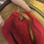 Dooney & Bourke  Beige Woven Pattern Tote Bag Photo 4