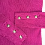 Ralph Lauren Lauren ribbed cotton sweater magenta sz SP Photo 1