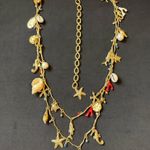 ZARA Seashell Charm Belt & Necklace Convertible 38” Statement Piece Photo 0