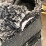 Stuart Weitzman Black suede Gray sherpa lined flats Women’s Size 9.5 Photo 6