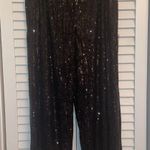 EXPRESS High Waist Sequin Crop Pants Photo 0