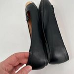 ALDO  Women’s  Leather Black and Metallic Gold‎ Flats Loafers Size 7.5 Photo 2