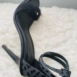 Tibi 𝅺 Black Wraparound Ankle Strap Sandals Eur 37 Photo 0