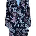Susan Graver GRAVER  Floral Tapestry Rhinestone Embellished Blazer Coat Photo 1