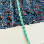 Peace‎ + Love Paisley Floral Velvet Burnout Dress Sz M Baroque Whimsy Glam New Blue Size M Photo 14