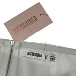 Missguided NEW Ivory Crepe Split Hem Corset Bandeau Strapless Top Size 2 Blouse Photo 1