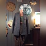 Delia's Vintage dELiA*s Small Gray Peacoat Wool Blend Photo 4