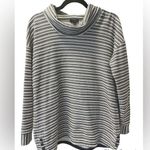 Talbots  Striped Cowl Neck Size Medium Photo 0