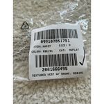 Madewell  Ribbed Crewneck Shell Top Vest Button Front Cherry Red Size M Photo 9