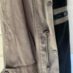 Olive Green Trench Coat ~ Size 16. Photo 4