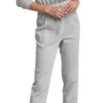 Faherty Linen Blend Arlie Utility Jumpsuit in Stone Size XS Photo 0