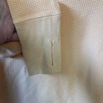 Athleta Women's Waffle Top Crewneck Shirt Thumbholes Long Sleeve Peach Size XS Photo 2