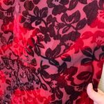 Somedays Lovin Crushed Red Velvet Dress M Photo 4