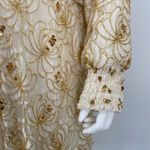 Lillie Rubin Gold Beaded Bubble Blouson Dress Vintage Size L Photo 23