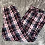 Victoria's Secret  Plaid Pajama Set in Black, White, and Pink Photo 1