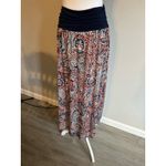 Apt. 9  maxi wrap colorful paisley skirt with wide ruching waist, size XL Photo 2