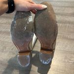 Frye  Silver Brushed Leather Cowboy Boots Photo 4