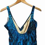 MiracleSuit NWT  Off the Scales Oceanus Swimsuit 14 Blue Tummy Control One Piece Photo 5