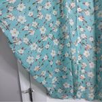 Floral Sheer Teal Women's Kimono Style Cardigan NWT, Size XL Blue Photo 8