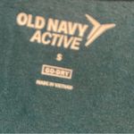 Old Navy  Active Go Dry Green "Find Your Rhythm" Cropped Short T-Shirt Small Photo 1