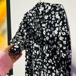 Ted Baker Black White Wilmy Longline Neck Bow Button Up Midi Dress Size 2 Photo 6